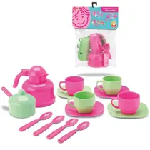 Kit Cozinha Infantil Chá Silmar Brinquedos Meninas 14 Peças Kit Cozinha Infantil Chá Silmar Brinquedos Meninas 14 Peças