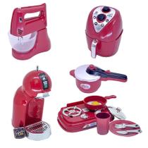 Kit Cozinha Infantil Chef Air Fryer Panela Batedeira 11pç Kit Cozinha Infantil Chef Air Fryer Panela Batedeira 11pç
