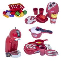 Kit Cozinha Infantil Chef Air Fryer Panela Fruta Legume 34pç Kit Cozinha Infantil Chef Air Fryer Panela Fruta Legume 34pç