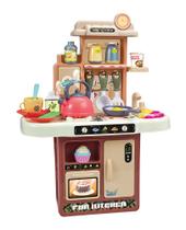 Kit Cozinha Infantil Com Acessorios Luz E Som Bege Zippy Toys