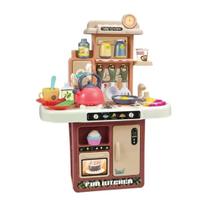 Kit Cozinha Infantil Com Acessorios Luz Som Bege Zippy Toys