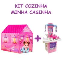 Kit Cozinha Infantil com Barraca Minha Casinha DM Toys - Big Star e Dm Toys