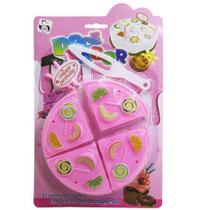 Kit cozinha infantil com bolo e acessorios doce sabor 8 pecas na cartela - PICA PAU