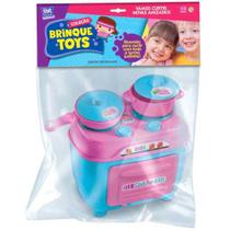 Kit Cozinha Infantil Com Fogao + Panela E Frigideira Cooker Play Toys - ZUCA TOYS