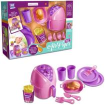 Kit cozinha infantil com fritadeira + batata frita e acessorios air fryer happy 12 pecas - ZUCA TOYS Kit cozinha infantil com fritadeira + batata frita e acessorios air fryer happy 12 pecas - ZUCA TOYS