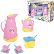 Kit cozinha infantil com garrafa + bule e acessorios unika unicornio 11 pecas na caixa - SAMBA TOYS