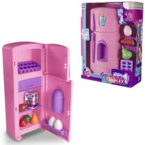 Kit cozinha infantil com geladeira + copo e acessorios minha geladeira duplex 10 pecas - ZUCA TOYS Kit cozinha infantil com geladeira + copo e acessorios minha geladeira duplex 10 pecas - ZUCA TOYS