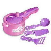 Kit Cozinha Infantil Com Panela De Pressão - Zuca Toys