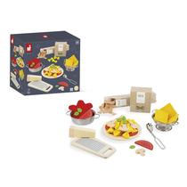 Kit Cozinha Infantil Comidinhas Mini Chef Italiano Massas Brinquedo com 30 Peças