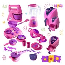 Kit Cozinha Infantil Completa Comida Fogão Air Fryer Zuka - UNOTOYS