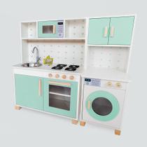 Kit Cozinha Infantil e Máquina de Lavar