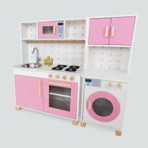 Kit Cozinha Infantil e Máquina de Lavar