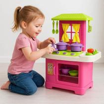 Kit Cozinha Infantil Forno Pia fogão e Acessórios Kit Cozinha Infantil Forno Pia fogão e Acessórios