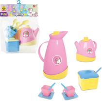 Kit Cozinha Infantil Garrafa + Colheres E Acessorios Unika