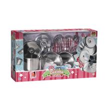 Kit Cozinha Infantil INOX DMT0039 - dm toys