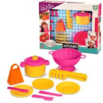 Kit Cozinha Infantil Kitchen Jantarzinho - Nig Brinquedos Kit Cozinha Infantil Kitchen Jantarzinho - Nig Brinquedos