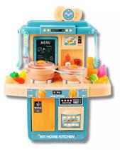 Kit Cozinha Infantil Master Chef Brinquedo Com Luz E Som