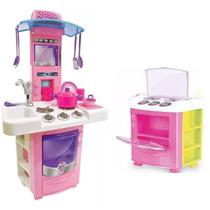 Kit Cozinha Infantil Menina Completa Com Fogão e Acessórios Kit Cozinha Infantil Menina Completa Com Fogão e Acessórios