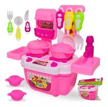 Kit Cozinha Infantil Na Maleta Com 14 Peças Kit Cozinha Infantil Na Maleta Com 14 Peças