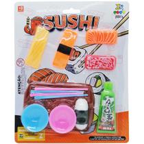Kit cozinha infantil sushi com bandeja + tigela e acessorios 13 pecas Kit cozinha infantil sushi com bandeja + tigela e acessorios 13 pecas