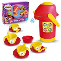 Kit Cozinha Infantil Turma Da Mônica Brinquedo Garrafa Chá