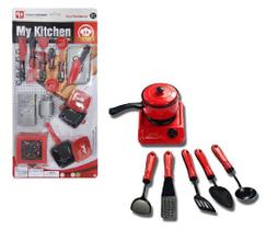 Kit Cozinha Infantil Unissex Panelinha Pequeno Chef Cozinheiro