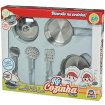 Kit cozinha inox panelas braskit Kit cozinha inox panelas braskit