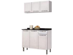 Kit Cozinha Itatiaia Rose com Balcão 3 Portas - 105cm + Armário Aereo 3 Portas 105cm
