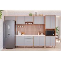 Kit Cozinha MGM 6 Peças Áurea C6P131 Cinamomo/Platina
