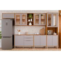 Kit Cozinha MGM 6 Peças Brilhante C6P130 Cinamomo/Platina