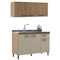 Kit Cozinha Modulada 2 Peças Victoria OAK Dunas - ALJ Móveis