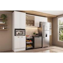 Kit Cozinha Modulada 3 Peças Bella (2Aéreos+1Paneleiro) C3P27 Branco - Carraro