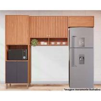 Kit Cozinha Modulada 3 Peças Divina (2Aéreos+1Paneleiro) CZ045 Freijo/Titanium - MGM