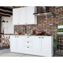 Kit Cozinha Modulada 4 Peças Americana (1Aéreo+2Balcões+1Complemento) s/Pia CZ126 Branco - Henn Kit Cozinha Modulada 4 Peças Americana (1Aéreo+2Balcões+1Complemento) s/Pia CZ126 Branco - Henn