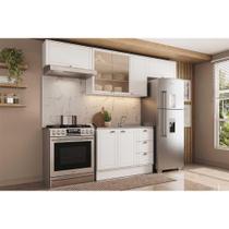 Kit Cozinha Modulada 4 Peças Bella (3Aéreos+1Balcão) C4P172 Branco - Carraro Kit Cozinha Modulada 4 Peças Bella (3Aéreos+1Balcão) C4P172 Branco - Carraro