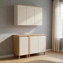 Kit Cozinha Modular 120cm 4 Peças Completo