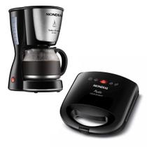 Kit Cozinha Mondial Dolce Arome Pratic com Cafeteira e Sanduicheira C-32 SN-01