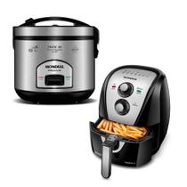 Kit Cozinha Mondial Family Pratic com Air Fryer e Panela de Arroz AFNE-50 PE-42