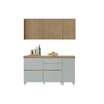 Kit Cozinha Nesher 4 Peças Rainha CZ434 Nature/Verde
