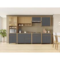 Kit Cozinha Nesher 7 Peças Condessa CZ437 Carv/Titânio Kit Cozinha Nesher 7 Peças Condessa CZ437 Carv/Titânio