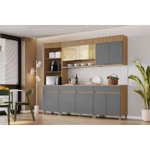 Kit Cozinha Nesher Realeza 5 Peças CZ102 Carvalho/Titânio