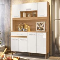 Kit cozinha nicioli magazin 120 porta fechada freijó off white cristal Kit cozinha nicioli magazin 120 porta fechada freijó off white cristal