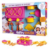 Kit Cozinha Panela Fogãozinho Talheres Pratos E Utensílios