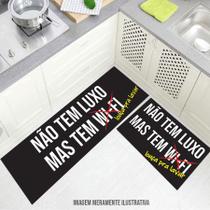 kit cozinha passadeira Não tem Luxo Mais tem Louça 60x40cm