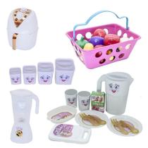 Kit Cozinha Potinhos Jantar Ar Fryer Mercado Menina 31Pç