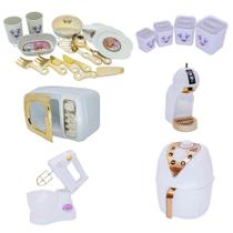 Kit Cozinha Princesa Air Fryer Batedeira Microondas 21pç Kit Cozinha Princesa Air Fryer Batedeira Microondas 21pç