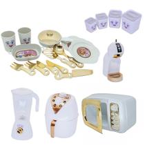 Kit Cozinha Princesa Air Fryer Louça Microondas Potes 20pç