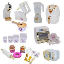 Kit Cozinha Princesa Doce Louça Panela Pressão Batedeira 23p Kit Cozinha Princesa Doce Louça Panela Pressão Batedeira 23p