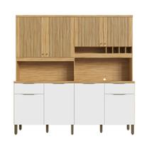 Kit Cozinha Ronipa Concord 08 portas MDF 02 gavetas e Adega