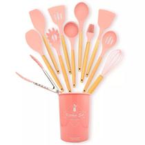 Kit Cozinha Silicone 12 Pçs Conjunto Utensílios Completo Top - KeHome